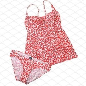 Motherhood Oh Baby Swim‎ Tankini and Bikini Bottom, Cherry Print - Small